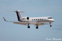 N450PJ @ KSRQ - Gulfstream IV (N450PJ) arrives at Sarasota-Bradenton International Airport following flight from Barnstable Municipal Airport - by Donten Photography