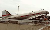 LN-KLV @ EDDF - Rainy day at Frankfurt, October 1982 - by Goat66