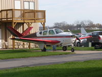 N11GG @ I73 - Beech M35 At Wash Station - by Christian Maurer