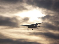 N4638E @ I73 - Cessna 185F On Final - by Christian Maurer