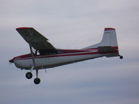 N4638E @ I73 - Cessna 185F On Final - by Christian Maurer