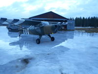 OH-XMK - Slippery in Iisalmi airfield (EFII). - by Matti Kuosmanen