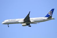 P4-MAS @ LFPG - Boeing 757-28A, Short approach rwy 27R, Paris-Roissy Charles De Gaulle airport (LFPG-CDG) - by Yves-Q