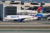 N622NK @ KLAX - Airbus A320 - by Mark Pasqualino