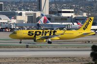 N643NK @ KLAX - Airbus A320 - by Mark Pasqualino