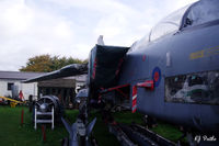 ZA362 @ EGPE - Close up detail - On external display, coded AJ-F in RAF 617 Sqn colours, at the Highland Aviation Museum located at Inverness airport EGPE Scotland. - by Clive Pattle
