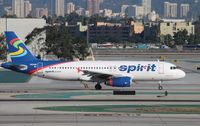 N614NK @ KLAX - Airbus A320 - by Mark Pasqualino