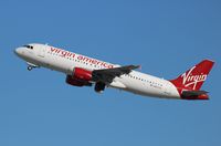 N637VA @ KLAX - Airbus A320 - by Mark Pasqualino