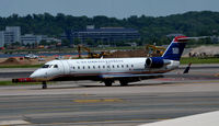 N438AW @ KDCA - Taxi to park National - by Ronald Barker