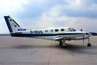 D-IDUX @ LOWL - Cessna 340A [340A-0934] Linz-International~OE 05/05/1983. From a slide. - by Ray Barber