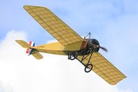 F-PMSG @ LFFQ - Morane-Saulnier Type G (replica), On display, La Ferté-Alais airfield (LFFQ) Airshow 2015 - by Yves-Q