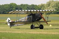 F-AZLM @ LFFQ - Fokker DVIIF replica, La Ferté-Alais Airfield (LFFQ) Air Show 2015 - by Yves-Q