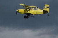 N9965 @ DWA - Farm Air 1974 G-164A Turbo AgCat on baseleg for landing @ Yolo County Airport, Woodland, CA after rice seeding sortie - by Steve Nation