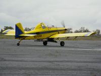 N5109H @ EDU - Farm-Air 1997 Air Tractor AT-502B @ University Airport, Davis, CA taxis in from sortie during rice seeding season