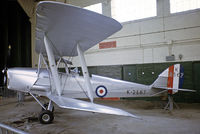 G-MOTH @ EGSU - De Havilland DH.82A Tiger Moth [85340] Duxford~G 10/07/1983. From a slide. Marked K2567.