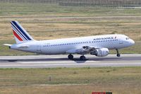 F-HBNA @ LFBO - Airbus A320-214, Landing rwy 14R, Toulouse-Blagnac airport (LFBO-TLS) - by Yves-Q