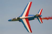 E79 @ LFOT - Dassault-Dornier Alpha Jet E (F-TENA), Athos 07 of Patrouille de France 2015, On display, Tours-St Symphorien Air Base 705 (LFOT-TUF) Open day 2015 - by Yves-Q