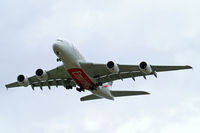 A6-EEF @ EGLL - Airbus A380-861 [113] (Emirates Airlines) Home~G 11/05/2013. On approach 27R. - by Ray Barber