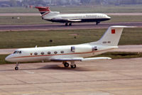 A9C-BG @ EGLL - Gulfstream G2TT [202] (Bahrain Royal Flight) Heathrow~G 23/05/1978. From a slide.