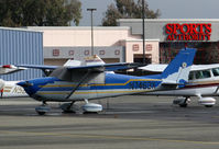 N7463X @ KCCR - Locally-based 1960 Cessna 172B @ Buchanan Field, Concord, CA with cockpit cover - by Steve Nation