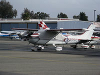 N735DR @ KCCR - Locally-based 1977 Cessna 182Q @ Buchanan Field, Concord, CA with cockpit cover (cancelled 2010 .06.02 as exported to Australia - now VH-MLE with R. L. Adams Pty Ltd., Pittsworth, QLD) - by Steve Nation