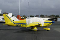 N5213L @ KCCR - Locally-based 1967 Piper PA-28-180 @ Buchanan Field, Concord, CA with cockpit cover - by Steve Nation