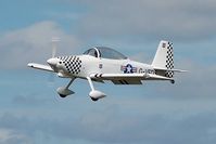 G-VFDS @ EGFH - Resident RV-8 (Raven 2) on finals to land on Runway 28. - by Roger Winser