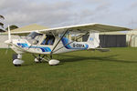 G-CEFA @ X5FB - Ikarus C42 FB UK, Fishburn Airfield, October 25th 2015. - by Malcolm Clarke
