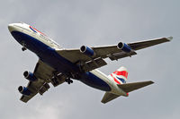 G-BNLY @ EGLL - Boeing 747-436 [27090] (British Airways) Home~G 14/05/2010. On approach 27R.