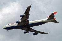 G-BNLY @ EGLL - Boeing 747-436 [27090] (British Airways) Home~G 14/05/2010. On approach 27R.