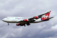 G-VHOT @ EGLL - Boeing 747-4Q8 [26326] (Virgin Atlantic) Heathrow~G 31/08/2006. On finals 27L.