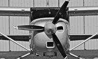 N24480 @ KRHV - Locally-based 2001 Cessna 182S parked in front of its hangar at Reid Hillview Airport, San Jose, CA. - by Chris Leipelt