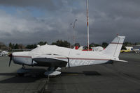 N4375F @ KCCR - Locally-based 1976 Piper PA-28-140 @ Buchanan Field, Concord, CA with cockpit cover (now registered to Honore Breen Aviation, Zeeland, MI) - by Steve Nation