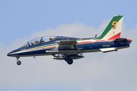 MM54479 @ LFSX - Italian Air Force Aermacchi MB-339PAN, N°9 of Frecce Tricolori Aerobatic Team 2015, Short approach rwy 29, Luxeuil-Saint Sauveur Air Base 116 (LFSX) Open day 2015 - by Yves-Q