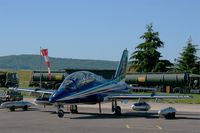 MM55058 @ LFSX - Italian Air Force Aermacchi MB-339PAN, N°2 of Frecce Tricolori Aerobatic Team 2015, Static display, Luxeuil-Saint Sauveur Air Base 116 (LFSX) Open day 2015 - by Yves-Q