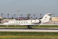 7T-VPC @ LMML - Gulfstream IV 7T-VPC Algerian Air Force - by Raymond Zammit