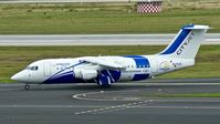 EI-RJX @ EDDL - CityJet (Leinster Rugby cs.), is here on the way to the parking position at Düsseldorf int'l(EDDL), after arrival from London City(EGLC) - by A. Gendorf