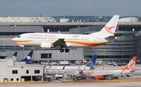 PZ-TCO @ MIA - Suriname 737-300 - by Florida Metal