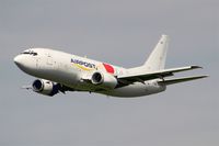 F-GIXS @ LFFQ - Boeing 737-36QCF, On display, La Ferté-Alais Airfield (LFFQ) Air show 2015 - by Yves-Q
