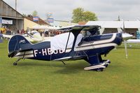 F-HBOB @ LFFQ - Aviat Pitts S-2B, Static display, La Ferté-Alais Airfield (LFFQ) Air Show 2015 - by Yves-Q