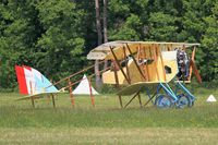 F-AZMB @ LFFQ - Caudron G.3, La Ferté-Alais airfield (LFFQ) Airshow 2015 - by Yves-Q