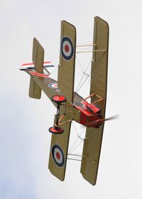 F-AZCY @ LFFQ - Royal Aircraft Factory SE-5, On display, La Ferté-Alais Airfield (LFFQ) Air Show 2015 - by Yves-Q