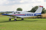 G-AYKW @ X5FB - Piper PA-28-140 Cherokee, resident at Fishburn Airfield, September 19th 2015. - by Malcolm Clarke