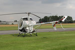G-BSVR @ EGBR - Schweizer 269C at The Real Aeroplane Club's Helicopter Fly-In, Breighton Airfield, September 20th 2015. - by Malcolm Clarke