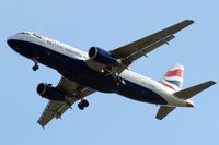 G-EUUC @ EGLL - Airbus A320-232 [1696] (British Airways) Home~G 12/05/2013. On approach 27R. - by Ray Barber