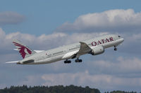A7-BCP @ LSZH - Departing Zurich - by alanh