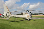 N901B @ EGBR - Aerospatiale SA341G Gazelle at The Real Aeroplane Company's Helicopter Fly-In, Breighton Airfield, September 20th 2015. - by Malcolm Clarke