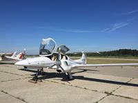 N86RK @ EDNY - N86RK is a Diamond DA42 NG with Austro Engines - by Klaus Wybranietz