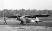 R-131 - the us serial 54-2421 is not painted on the tail. Ermelo (NL) Light aircraft strip