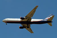 VP-BWT @ EGLL - Boeing 767-38AER [29617] (Aeroflot Russian Airlines) Home~G 15/05/2010. On approach 27R.
